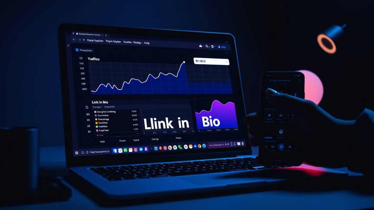 Graphic showing website traffic growth from Reels for boosting Instagram Reels Income with blog promotion.