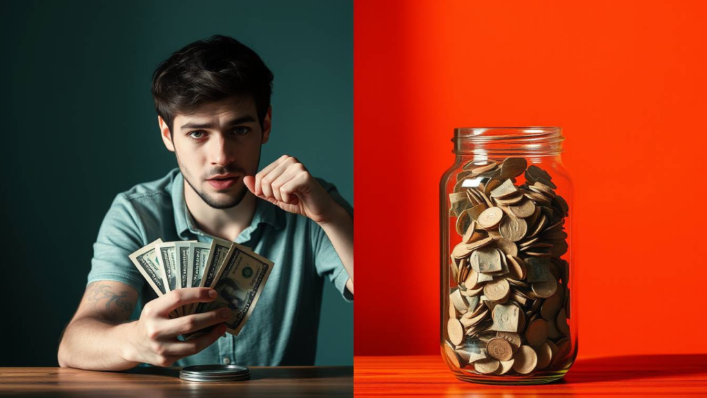 saving vs spending mindset middle class financial habits